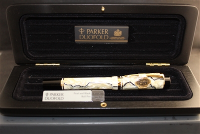 Parker Duofold Centennial Fountain Pen Pearl & Black
