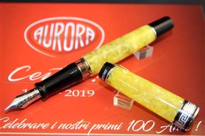 Aurora Optima 366 Yellow Limited Edition Fountain Pen