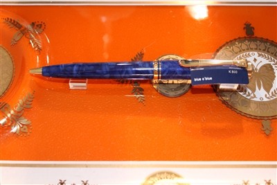 Pelikan K800 Ballpoint Pen Blue on Blue