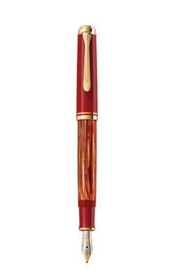 Pelikan M600 Tortoise Red Fountain Pen