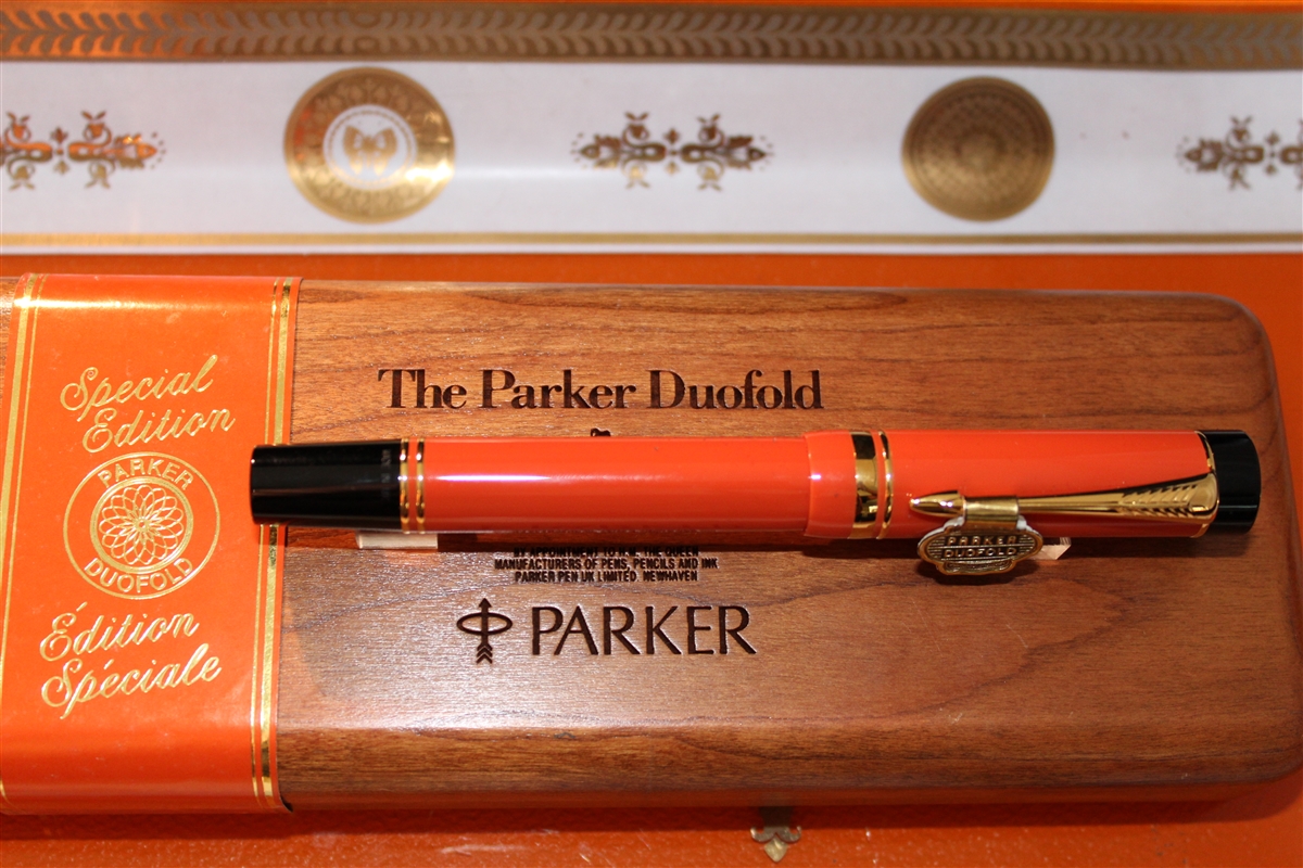 ルカリ The Parker Duofold Centennial 万年筆 木箱入り ブランド
