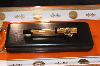 Parker Duofold 23k Gold Plated Rollerball Pen