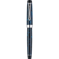 Custom Heritage SE Marbled Blue Fountain Pen