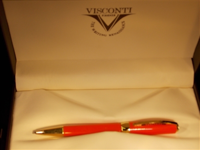 Visconti Opera Orange Ballpoint Pen