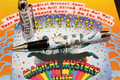 ACME Beatles Limited Edition Magical Mystery Tour Rollerball Pen and Card case set