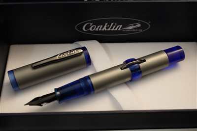 Conklin 120th Anniversary Limited Edition Omniflex Fountain Pen Blue