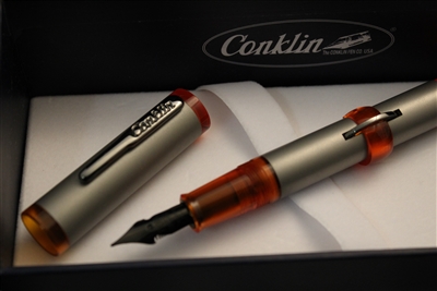 Conklin 120th Anniversary Limited Edition Omniflex Fountain Pen Orange